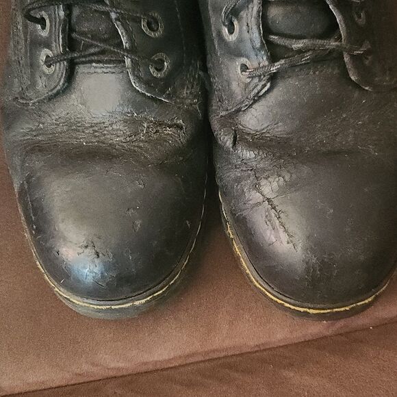 Doc Martens Air Wair Steel Toe Boots 11 - Picture 5 of 9